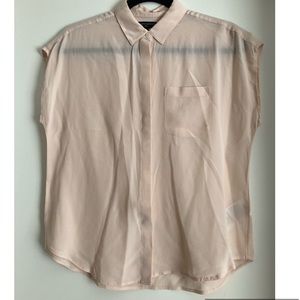 Banana Republic Silk Blouse Pink